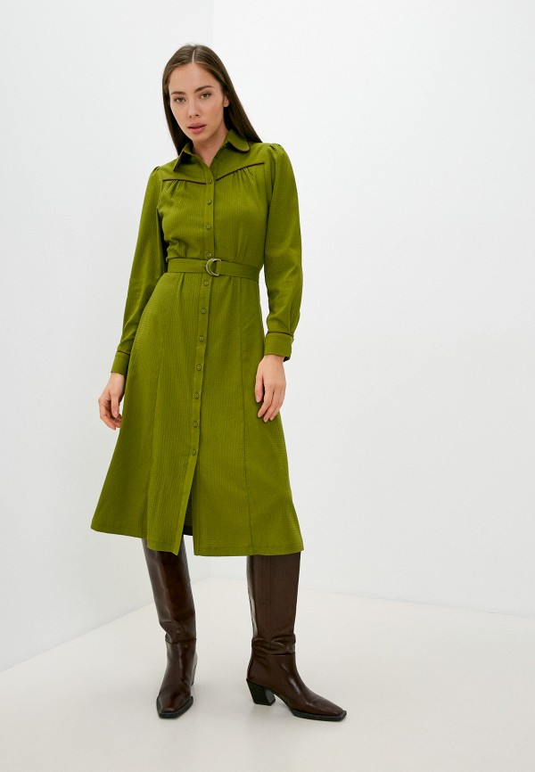 Платье Victoria Solovkina зеленого цвета