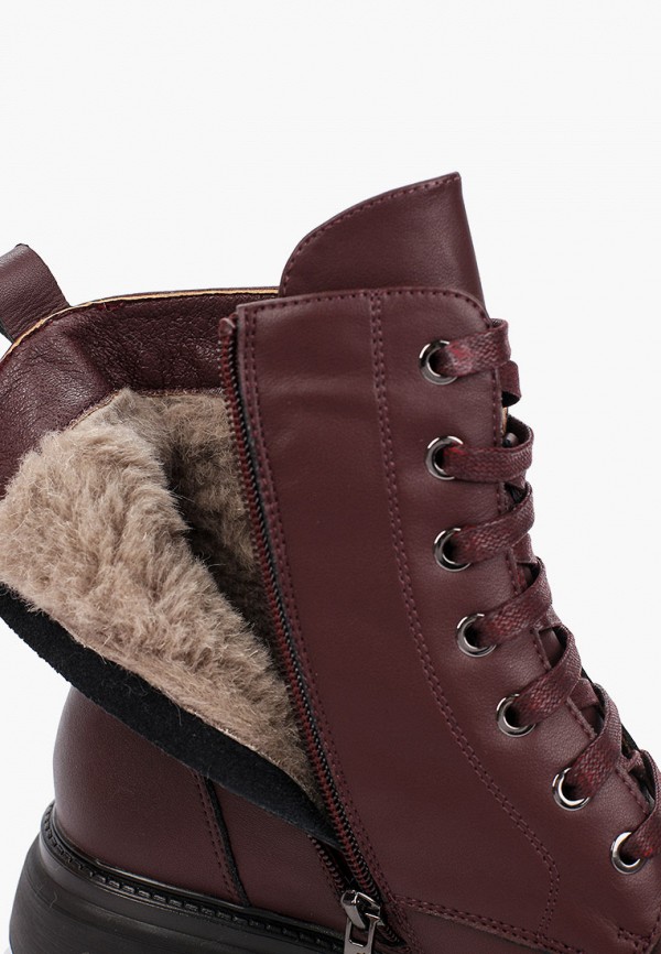 Ботинки Tervolina бордовый, размер 36, фото 6