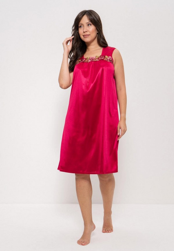 Сорочка ночная Cleo красный, размер 54, фото 2