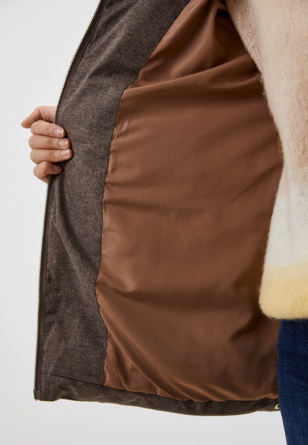 Куртка утепленная Baon цвет коричневый  Фото 4