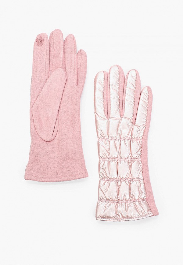 Перчатки Fabretti розового цвета