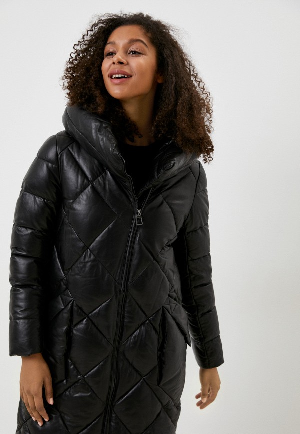 фото Куртка кожаная снежная королева