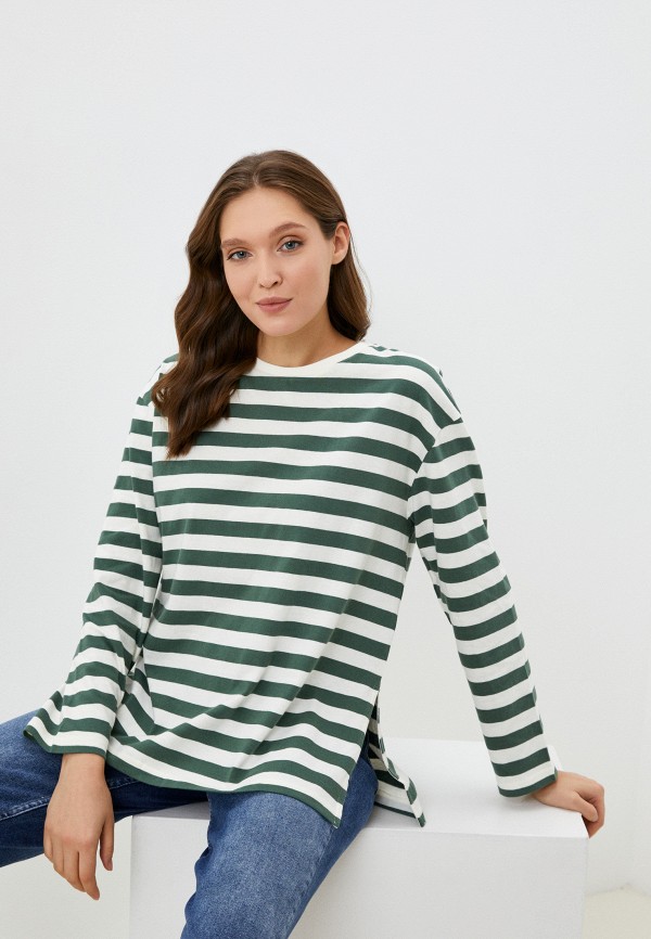 

Лонгслив Sela, Зеленый, ANNA OVERSIZE FIT