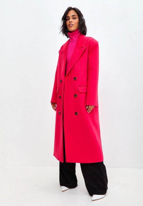 Пальто Droid&I цвет розовый 