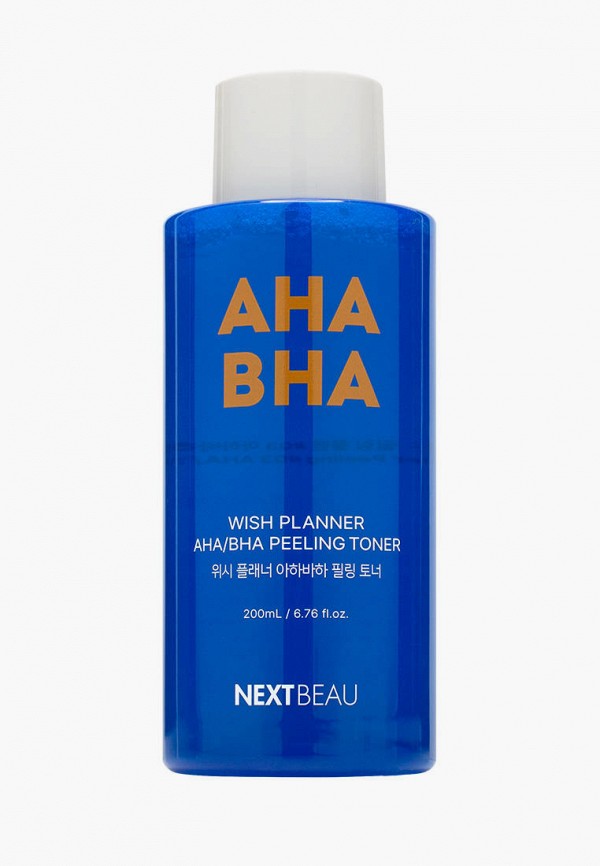 Тонер для лица Nextbeau Отшелушивающий с AHA/BHA кислотами для проблемной кожи, 200 мл