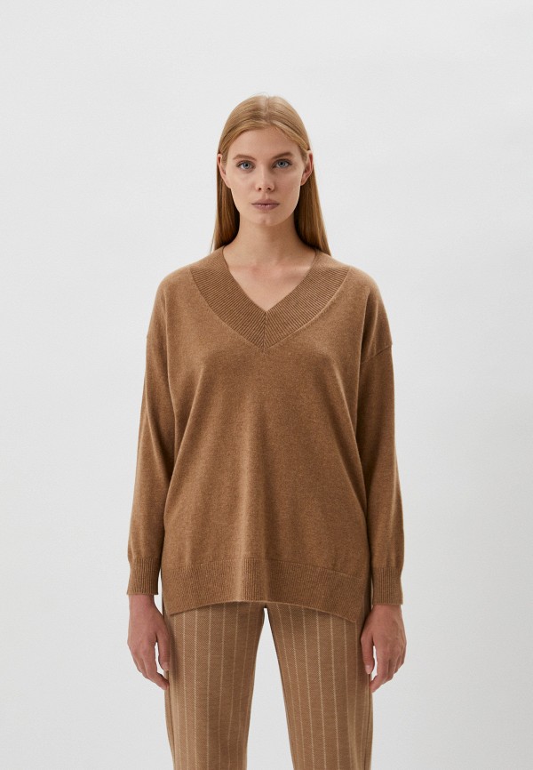 Пуловер Falconeri цвет коричневый 