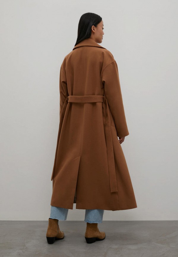 Пальто Finn Flare цвет коричневый  Фото 2
