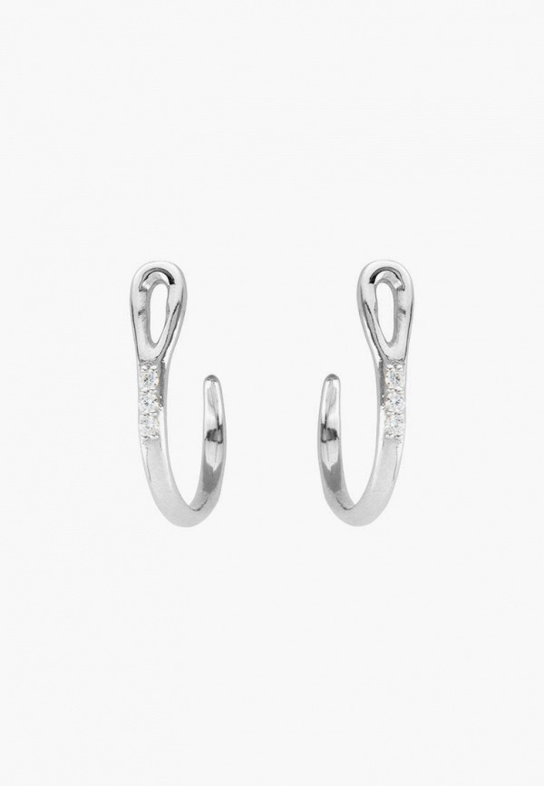Серьги Unode50 Серебряная игла