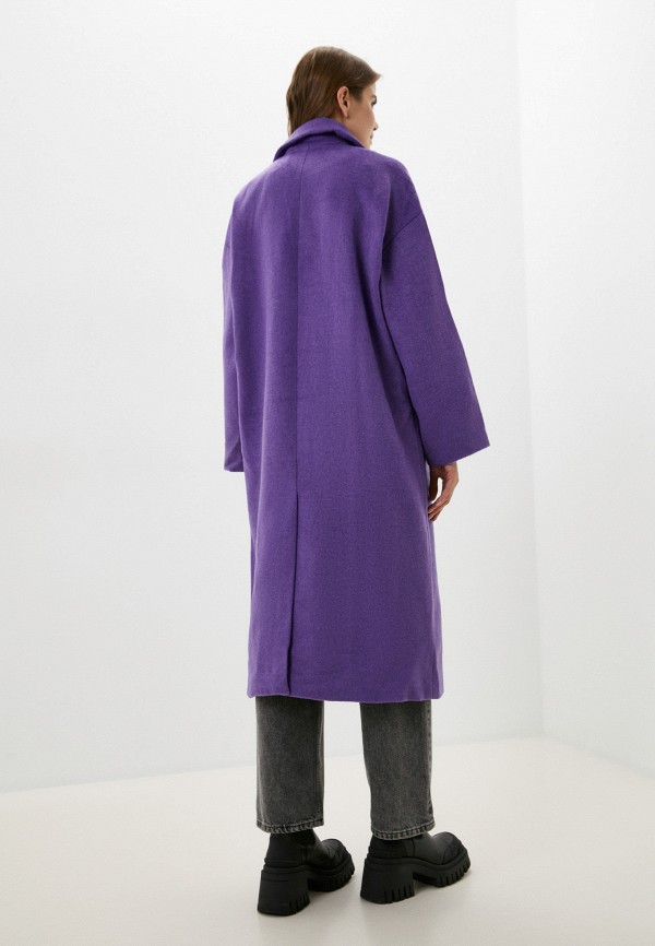Пальто Befree цвет фиолетовый  Фото 3