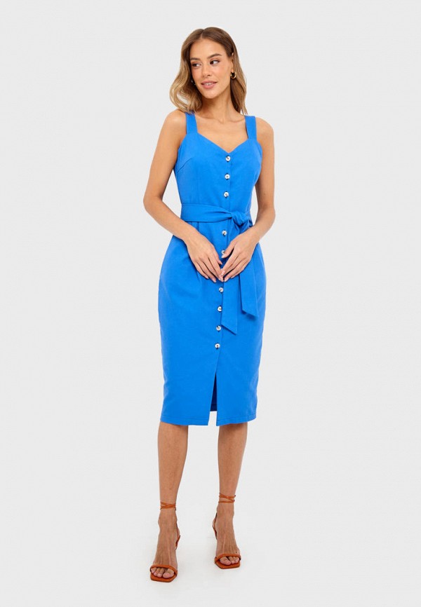 Сарафан Suara Femme синий, размер 42, фото 4