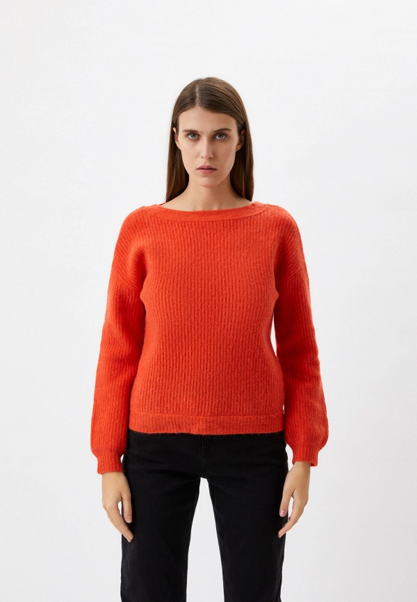 Пуловер Patrizia Pepe оранжевого цвета