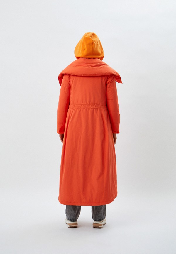 Куртка утепленная Patrizia Pepe цвет оранжевый  Фото 3