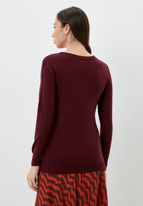 Джемпер R&I бордовый, размер 48, фото 3