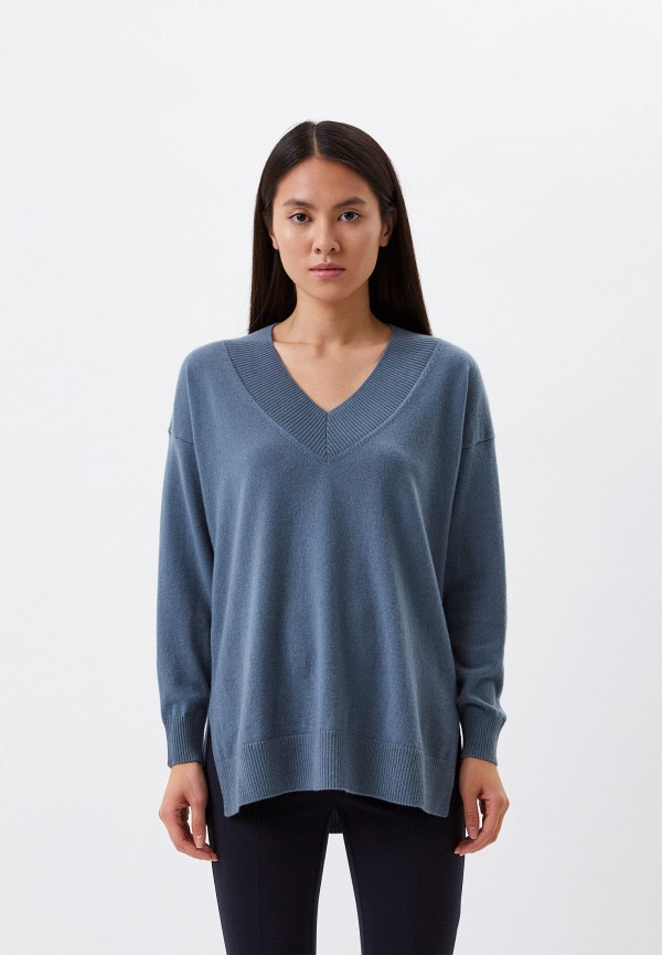 Пуловер Falconeri цвет голубой 