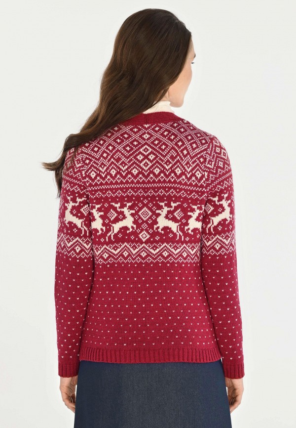 Кардиган Scandica бордовый, размер 52, фото 3