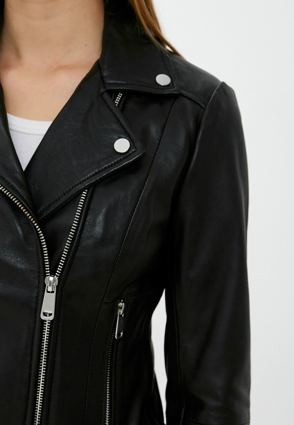 фото Куртка кожаная снежная королева