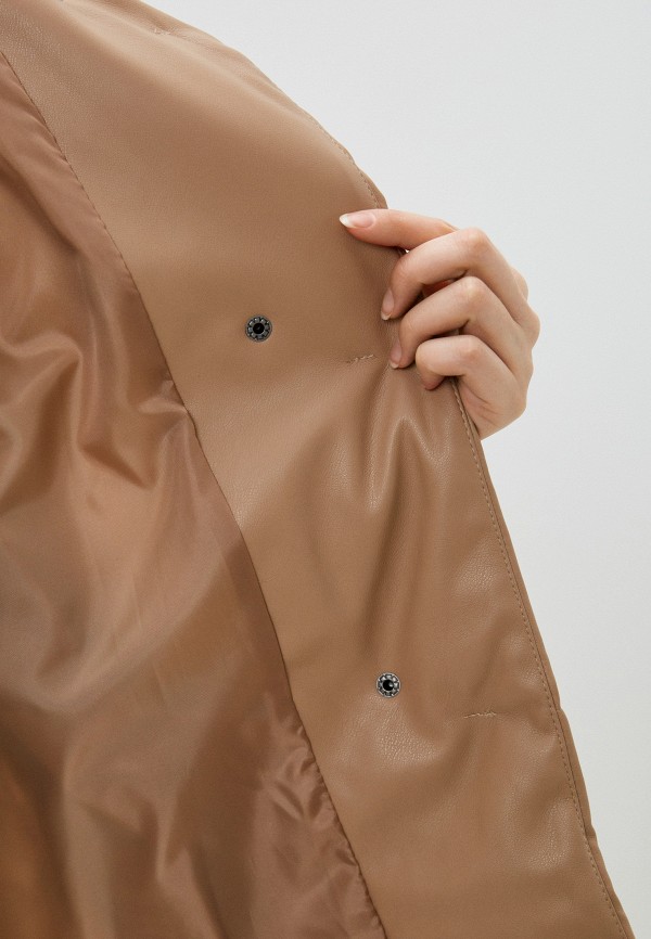 Куртка кожаная Colin's цвет коричневый  Фото 4