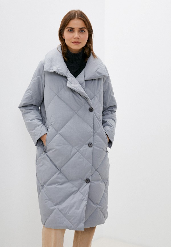 Купить Пуховик Снежная Королева цвет голубой за 4890р. с доставкой