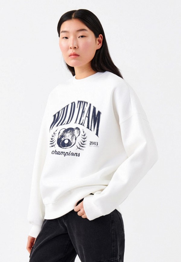 Свитшот Befree бежевый, размер 44, фото 4