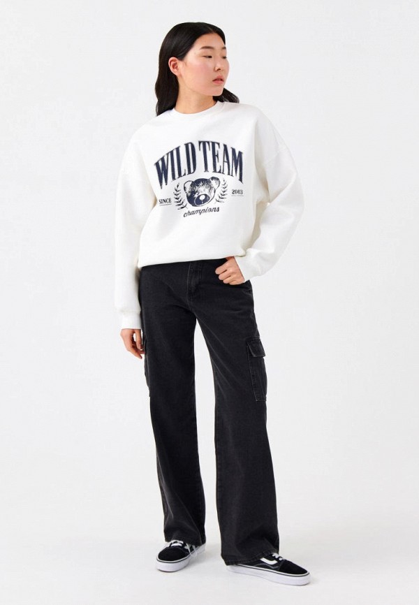 Свитшот Befree бежевый, размер 44, фото 2