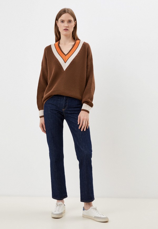 Пуловер Woollywoo цвет коричневый  Фото 2