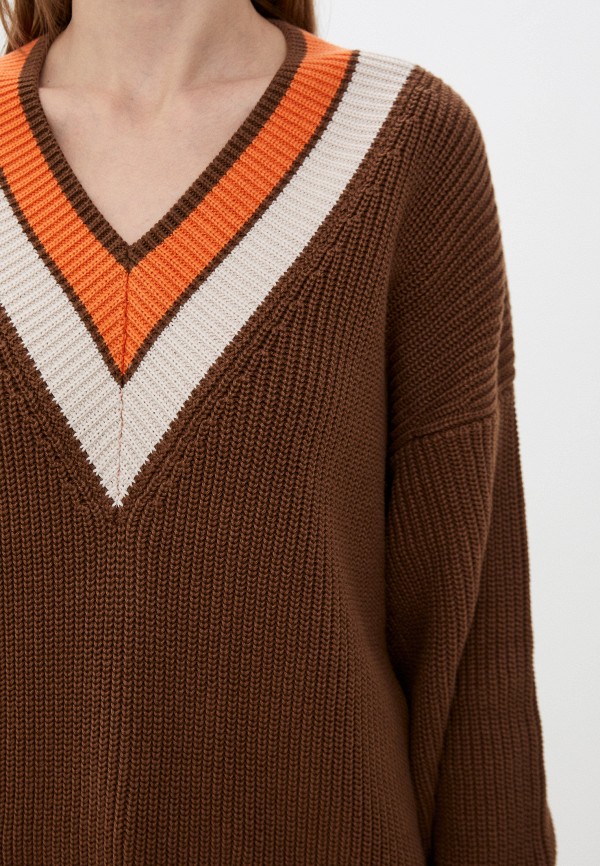 Пуловер Woollywoo цвет коричневый  Фото 4
