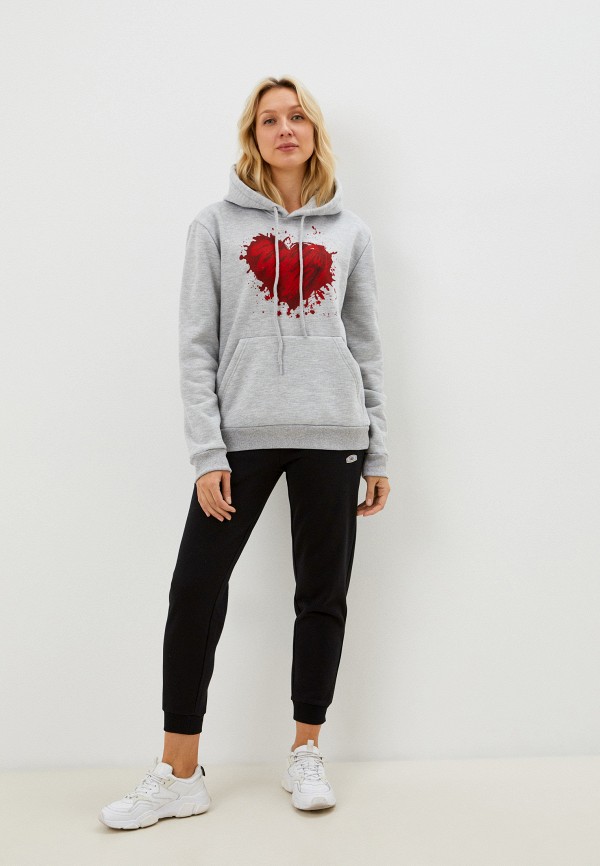 Худи Blacksi серый, размер 52, фото 2