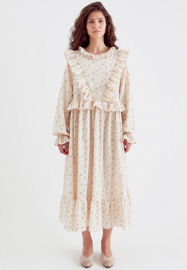 

Платье Unique Fabric, Бежевый