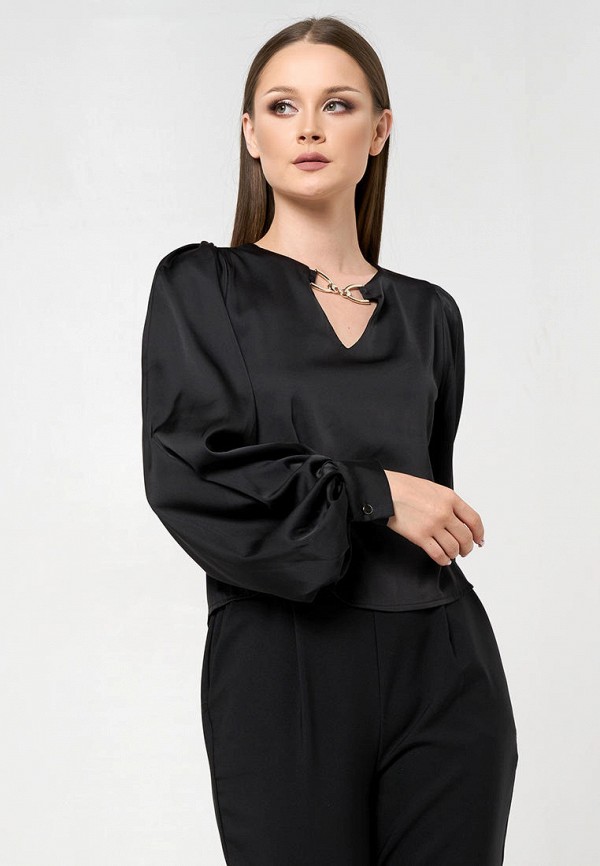 Блуза Rinascimento черного цвета