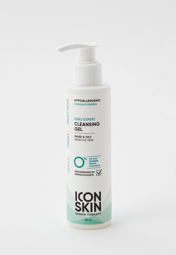 очищающий крем гель для умывания c про и пребиотиками icon skin skinbiom 150 мл Гель для умывания Icon Skin Sebo Expert, 150 мл