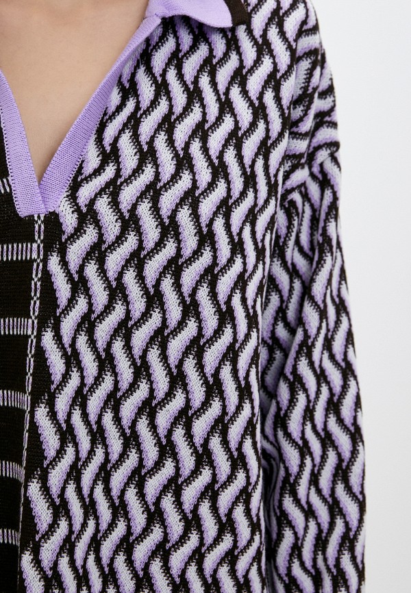 Пуловер Iglena цвет фиолетовый  Фото 4