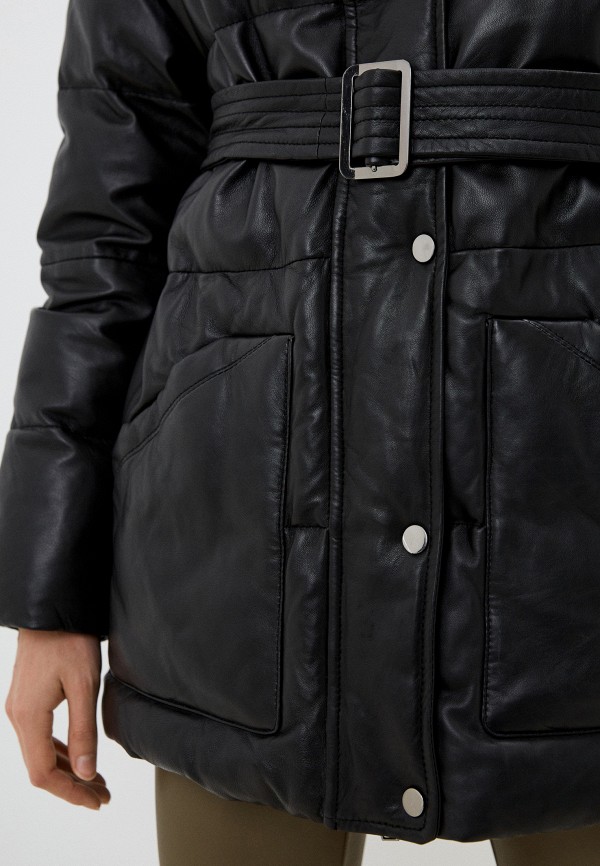 фото Куртка кожаная снежная королева