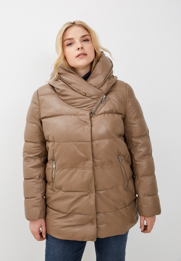 фото Куртка кожаная снежная королева