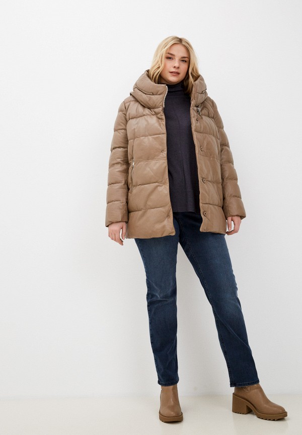 фото Куртка кожаная снежная королева