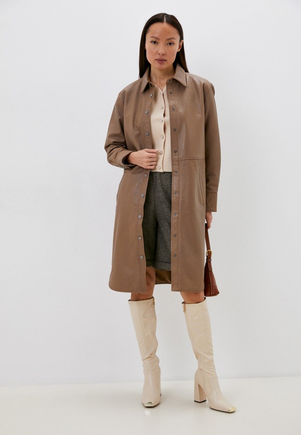 фото Куртка кожаная снежная королева