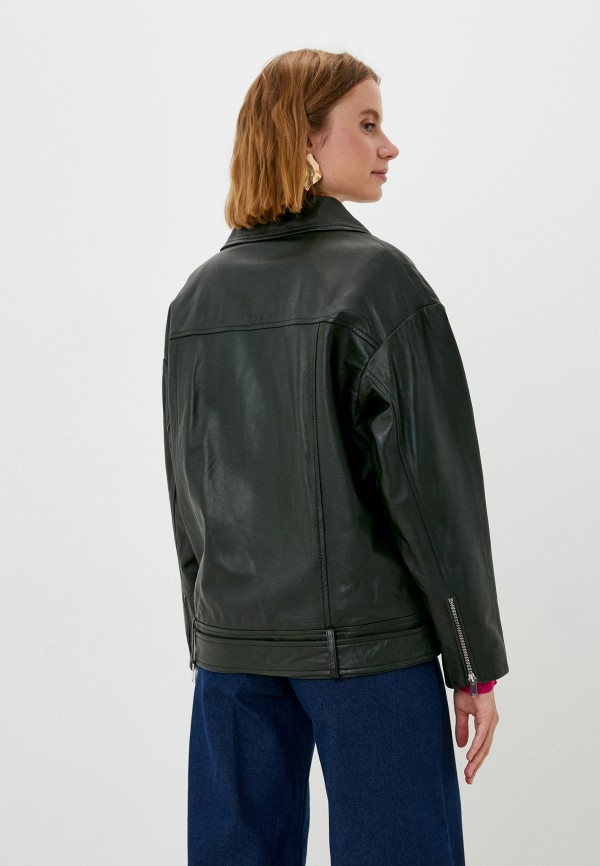 фото Куртка кожаная снежная королева