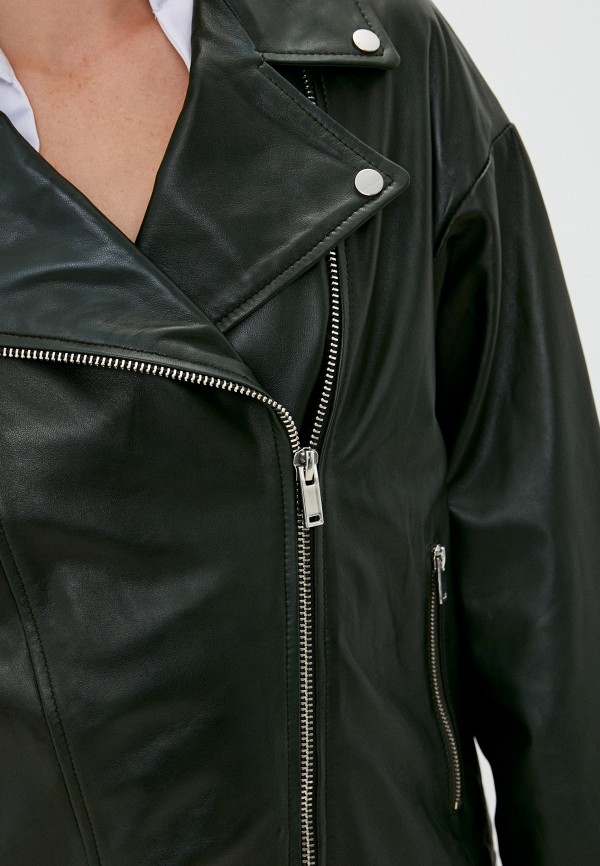 фото Куртка кожаная снежная королева