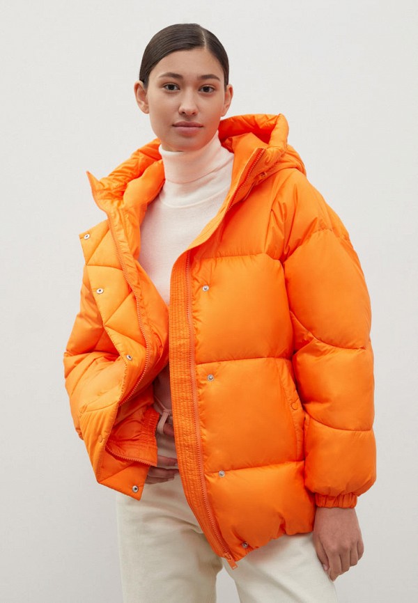 Куртка утепленная Finn Flare оранжевого цвета