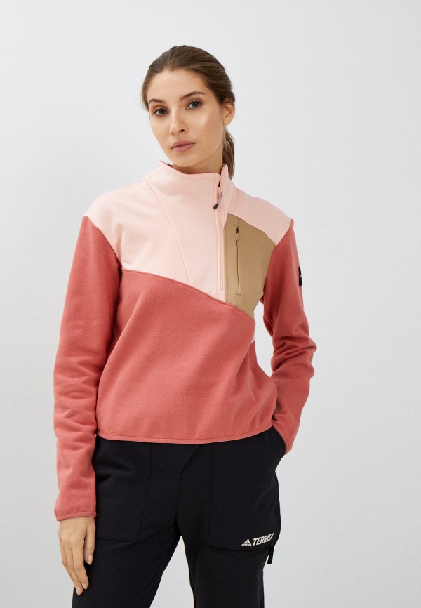 

Олимпийка Columbia, Коралловый, Lodge™ Hybrid Pullover