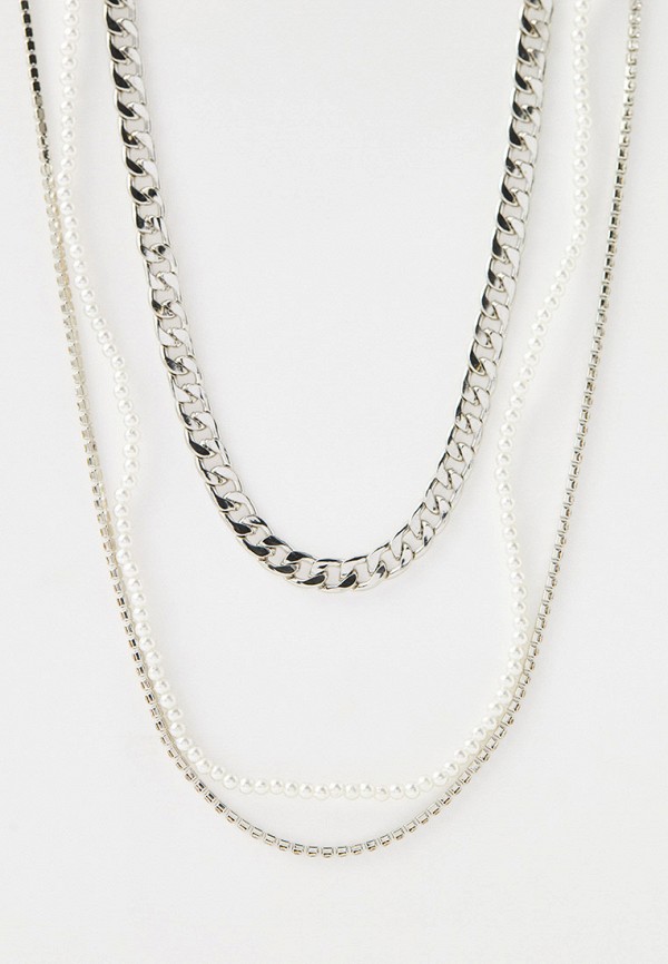 

Колье и цепь Bocciolo, Разноцветный, SILVER