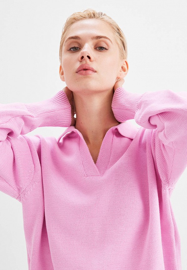 Пуловер Kivi Clothing цвет розовый  Фото 5