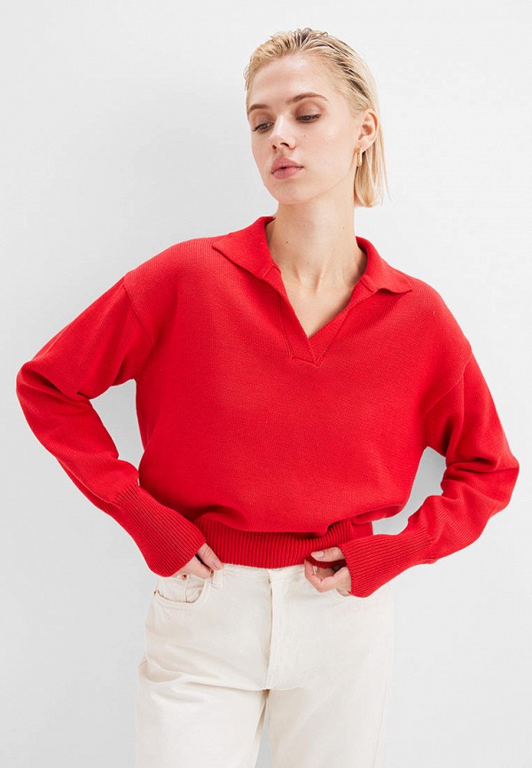 Пуловер Kivi Clothing цвет красный 