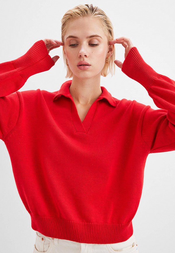 Пуловер Kivi Clothing цвет красный  Фото 4