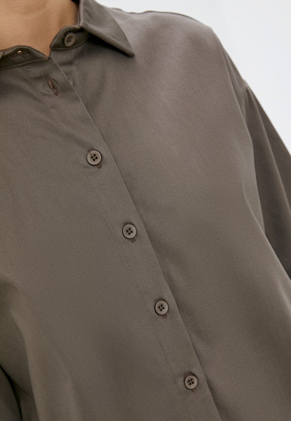 Рубашка RaiMaxx цвет коричневый  Фото 4