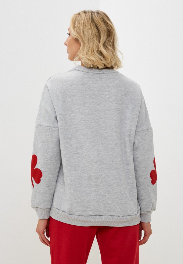 Свитшот Blacksi серый, размер 44, фото 3