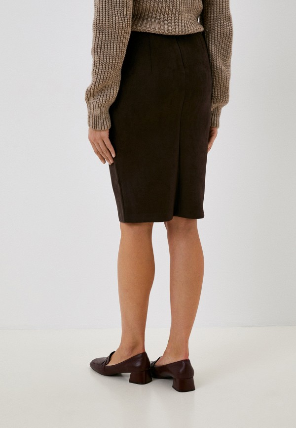 Юбка Kotis Couture цвет коричневый  Фото 3