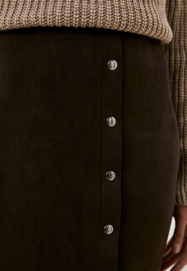 Юбка Kotis Couture цвет коричневый  Фото 4