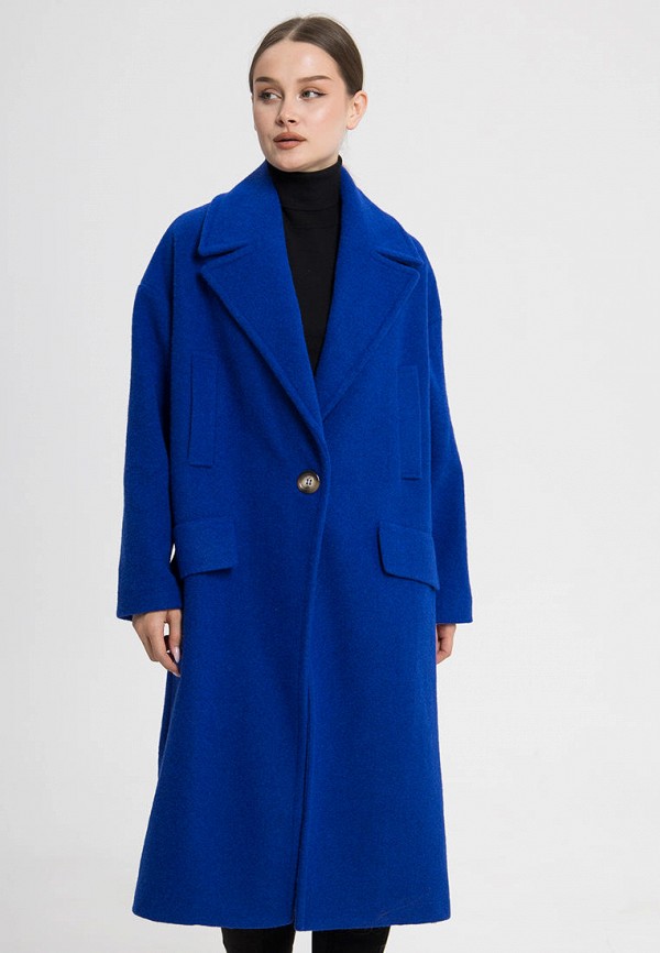 Пальто Rinascimento синего цвета
