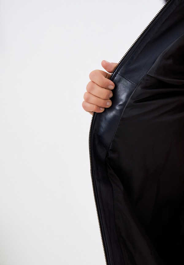 фото Куртка кожаная снежная королева