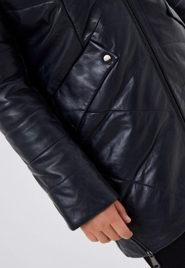 фото Куртка кожаная снежная королева